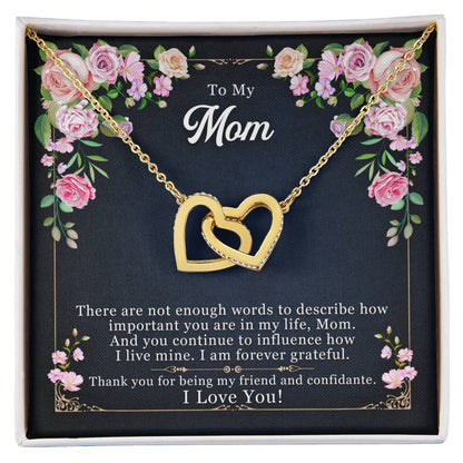To My Mom, Thank you For Being My Friend