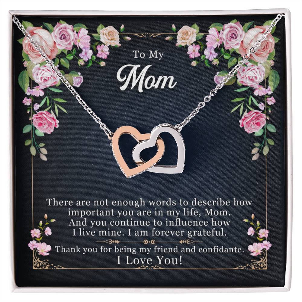 To My Mom, Thank you For Being My Friend