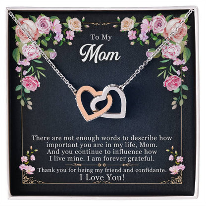 To My Mom, Thank you For Being My Friend